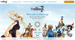 Desktop Screenshot of mabinogi.nexon.net